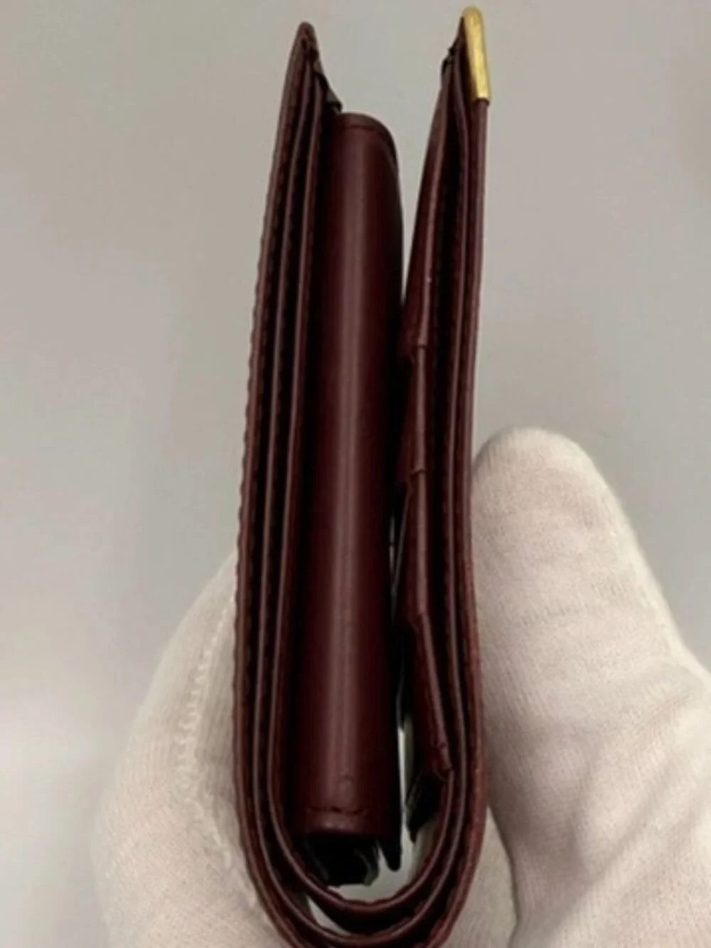 Cartier Must De Cartier Bifold Wallet — Burgundy